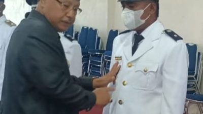 Moment Pasca Dilantik, Ini Ucapan Kades Terpilih Petrus Raga Uma SH