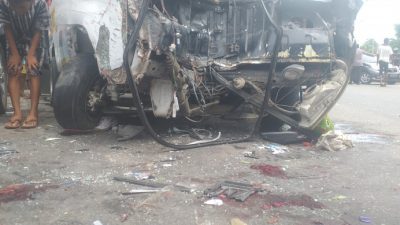 Kecalakan Beruntun Terjadi Bercakan Darah Didepan Hotel Ima