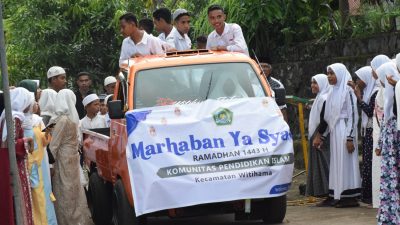 Witihama Flotim, Pawai Ta’aruf Sambut Bulan Suci Ramadhan 1443 H