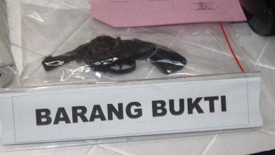 Aksi Kejahatan Pencuri Dengan Properti Pistol  Berhasil  Diringkus Polisi