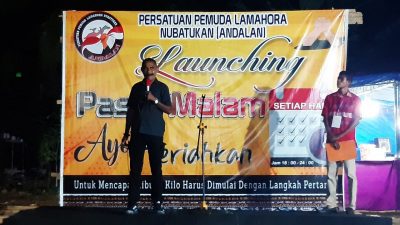 Camat Nubatukan Buka Kegiatan Pasar Malam Di Lamahora