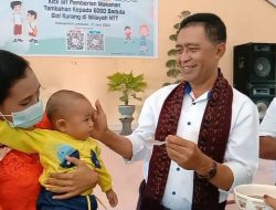 Bantu Gempur Stunting, Bank NTT Beri Makanan Tambahan untuk Anak-Anak Lembata
