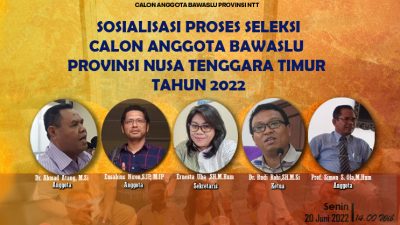 Cek Informasi Tes Psikologi bagi Calon Anggota Bawaslu Provinsi NTT