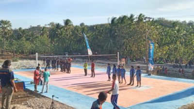 Songsong HUT RI Ke 77, Kecamatan Omesuri di Lembata, Gelar Turnamen Bola Voli