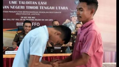 Kejari TTU Selesaikan Kasus Penganiayaan dengan Cara Damai
