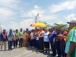 Yohanes Sason Helan Hadir Panen Raya Padi dan Jagung di Babau Kecamatan Kupang Timur