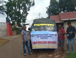 Senangnya Rombongan Siswa/Siswi SMK Kristen Oinlasi Turun Prakerin