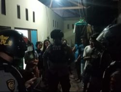 Tim Patroli Samapta Lampu Biru Polres Flotim Bubarkan Tawuran di Larantuka