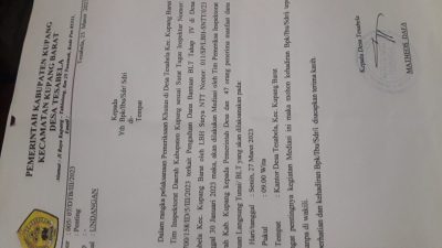 Penerima BLT Diganti, Tim Inspektorat Lakukan Pemeriksaan Kepala Desa Tesabela