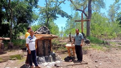 Monumen Bersejarah di Desa Watotutu Untuk Mengenang Tragedi Banjir Bandang di Kota Larantuka