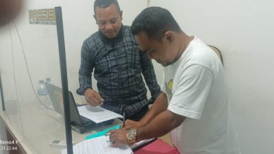 Gregorius Senari Duran di Periksa Penyidik Polres Flotim Pasca Penguduran Diri dari Kuasa Hukum Labina