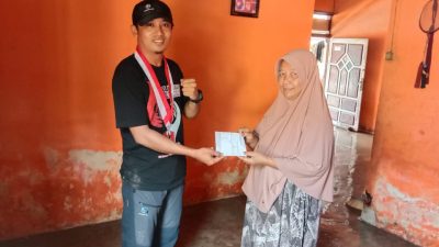 DPC GMNI Touna Salurkan Bantuan Untuk Korban Banjir di Desa Dolong B, Sulawesi Tengah