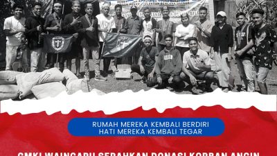 Angin Puting Beliung Merenggut 3 Nyawa Manusia, GMKI Menunjukkan kepedulian