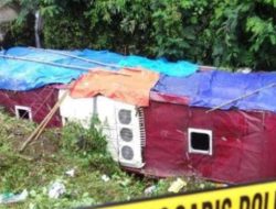 Kecelakaan Bus Masuk di Jurang, Ada Korban Luka dan Meinggal Dunia
