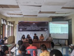 Pembacaan Hasil Rekapitulasi Rapat Pleno DPSHP Akhir Tingkat Kecamatan