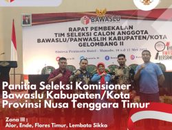 Ini Calon Anggota Bawaslu Kabupaten/Kota Zona III Yang Lolos Seleksi Administrasi
