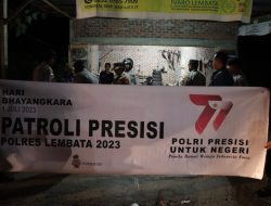 Menekan Angka Kriminalitas, AKBP Josephien Vivick Pimpin Langsung Patroli Presisi di Wilayah Hukum Polres Lembata