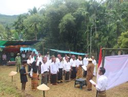 Begini Pesan Kades Golo Ndaring Kepada Aparat Desa yang Baru Dilantik