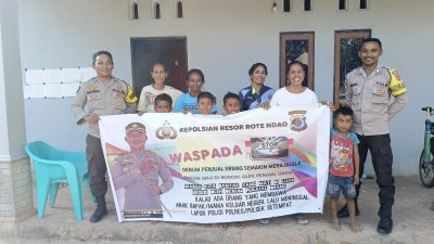 Polres Rote Ndao Terus Melakukan Pencegahan TPPO di Kecamatan Rote Barat Laut