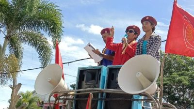 Aksi PMKRI Cabang Kefamenanu Beri Kartu Merah Kepada Bupati Timor Tengah Utara