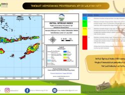 BMKG Provinsi NTT Peringatkan Dini Kebakaran Hutan dan Lahan