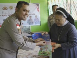 Peduli dengan Budaya Literasi Kapolres TTU Lakukan Hal Ini