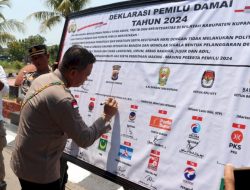 Ini 18 Parpol di Kabupaten Kupang Teken Deklarasi Pemilu Damai Menjelang Pemilu 2024