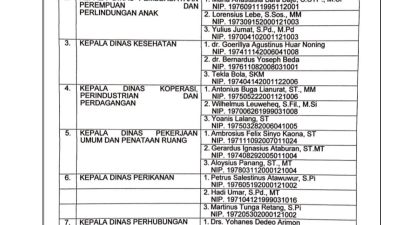 Hasil Rekomendasi Jabatan Pratama Diserahkan kepada PJ Bupati Lembata