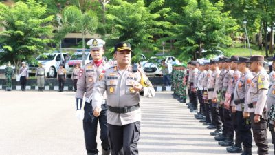 Kapolres TTU Pimpin Apel Gelar Pasukan Operasi Lilin Turangga 2023