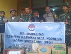 PPDI Beri Bantuan Kepada Pengungsi Ile Lewotobi