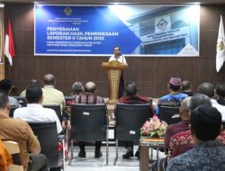 Penyerahan Laporan Hasil Pemeriksaan Semester II Tahun 2023 di BPK NTT