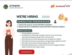 Kesempatan Emas, BPN NTT Buka Rekrutmen dengan Kualifikasi Pendidikan Sebagai Berikut   