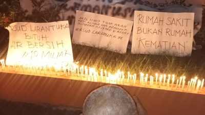 Aksi Seribu Lilin di Flores Timur, Rumah Sakit Bukan Rumah Kematian