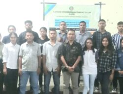 Bildad Thonak Beri Motivasi Pada LKTD Mahasiswa Lembata di Stie Oemathonis Kupang