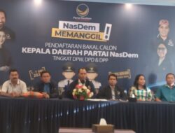 Berikut Jadwal Pembukaan Pendaftaran Calon Kepala Daerah di Partai NasDem NTT