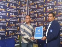 Amos Lafu Putra TTS Resmi Daftar di DPC Partai Nasdem