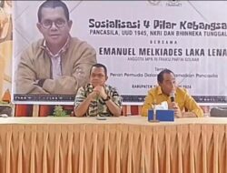 Sosialisasi 4 Pilar Kebangsaan, Bupati Ngada Akui Melki Laka Lena Garda NTT