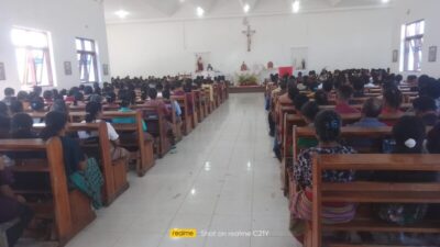 Camat Insana Barat Sampaikan Hal Ini Saat Hadiri Misa Syukur HUT RI ke- 79