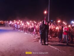 Detik-Detik Proklamasi Jelang HUT RI ke-79 di Kantor Camat Insana Barat