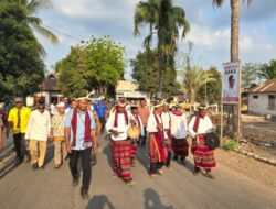 Gemuruh Yel-Yel Sambut Kemenangan Melki-Johni di Pelabuhan Bakalang, Alor