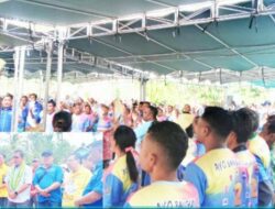 Melki Laka Lena Disambut Secara Ritual Adat di Desa Nunsaen dalam Pilkada NTT