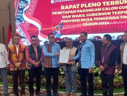 KPU NTT Tetapkan Melki Laka Lena-Johni Asadoma sebagai Gubernur dan Wakil Gubernur Terpilih 2025-2030