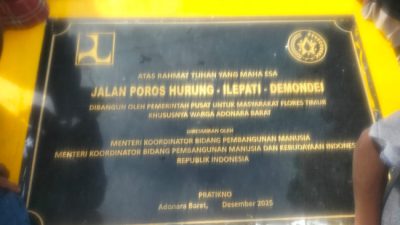 Syukuran Adat Warnai Peresmian Jalan Hurung-Ilepati-Demondei
