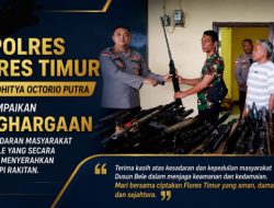 Kapolres Flores Timur Apresiasi Warga Serahkan 52 Senpira