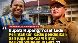 Bupati Yosef Lede Gerak Cepat Sikapi Dugaan ASN Tinggalkan Tugas Kedinasan