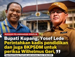 Bupati Yosef Lede Gerak Cepat Sikapi Dugaan ASN Tinggalkan Tugas Kedinasan