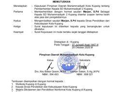 Ketua Dikdasmen  Beberkan Alasan Pemberhentian Kepala SD Muhammadiyah 2 Kupang