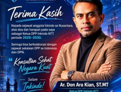 Doa Sejawat Nusantara Mengantar Don Ara Kian Pimpin INKINDO NTT