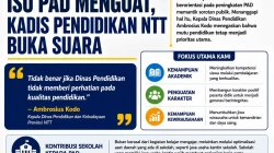 Isu PAD dan Mutu Pendidikan, Ini Penjelasan Kadis NTT