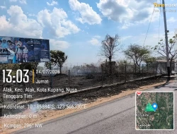 Usai Kebakaran Lahan, Lurah Penkase-Oeleta Imbau Warga Tidak Buang Puntung Rokok Sembarangan